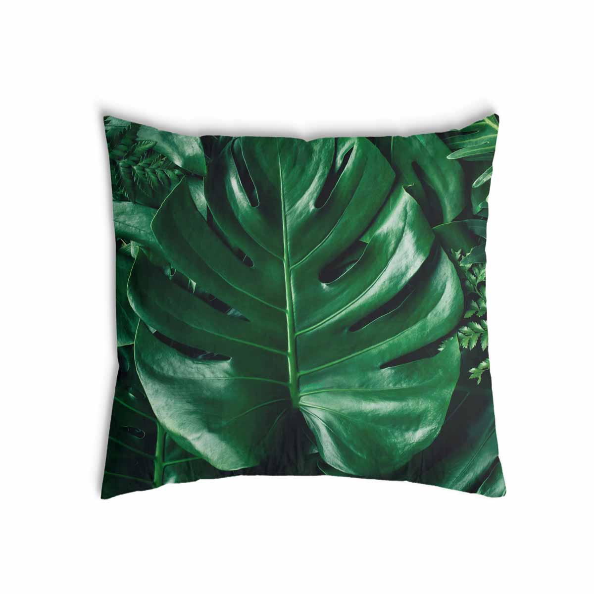 Almohada de salud con planta Monstera