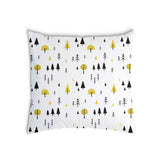 Almohada de salud con árboles amarillos