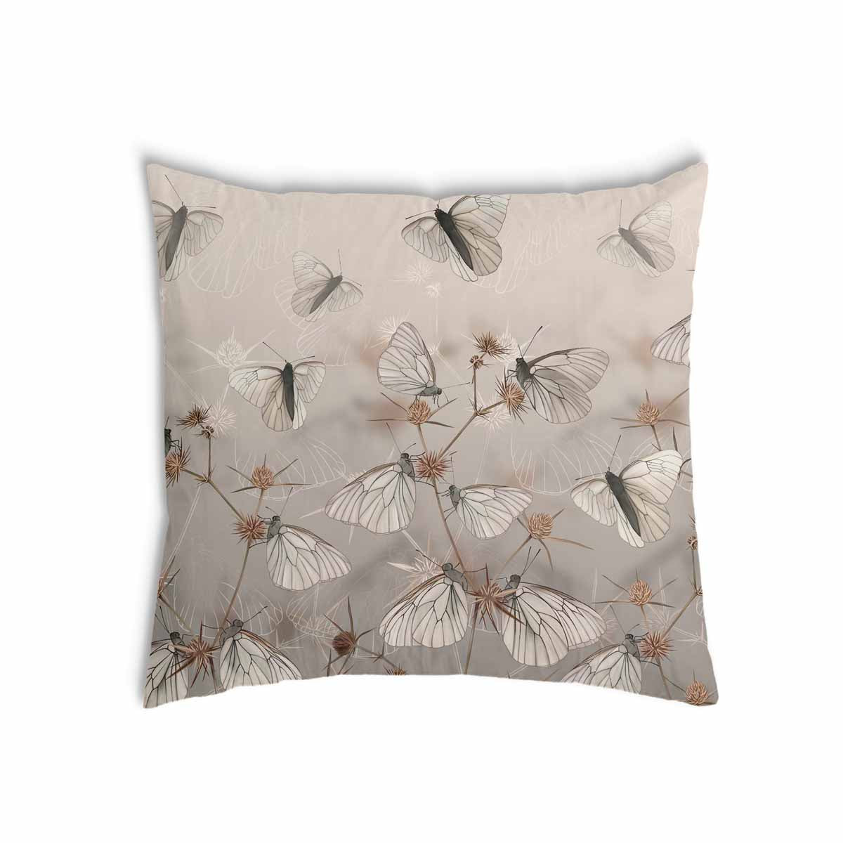 Almohada de salud beige con polillas