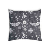Almohada de salud negra libélula espeluznante
