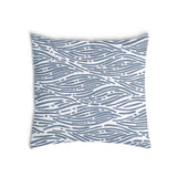 Almohada de salud patrón ondulado azul