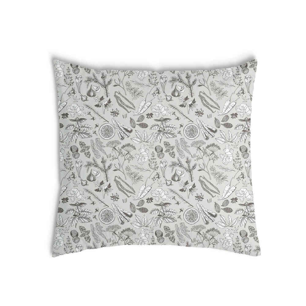 Almohada de salud gris especias