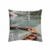 Almohada de salud lago con botes