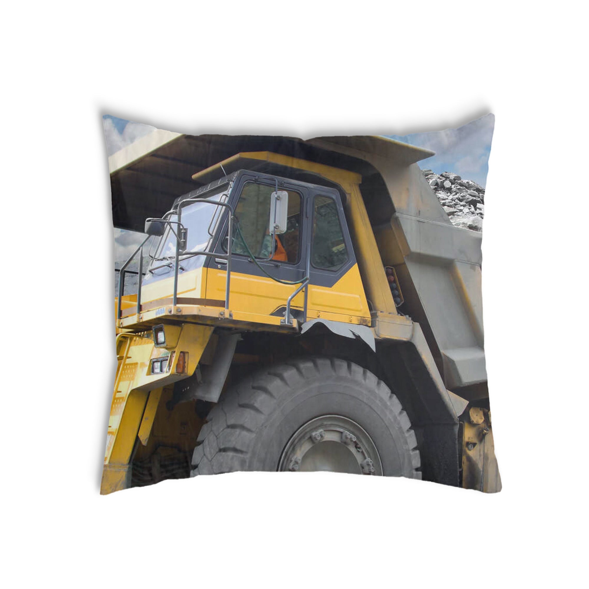 Almohada de salud Camión amarillo