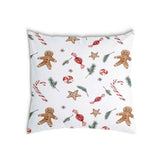 Almohada de salud época navideña blanca
