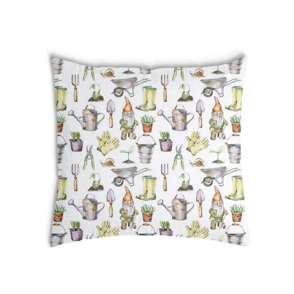 Almohada de salud blanca para jardinería