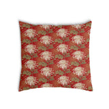 Almohada de salud roja flor grande