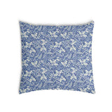Almohada de salud azul Navidad