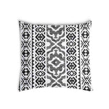 Almohada de salud con formas negras