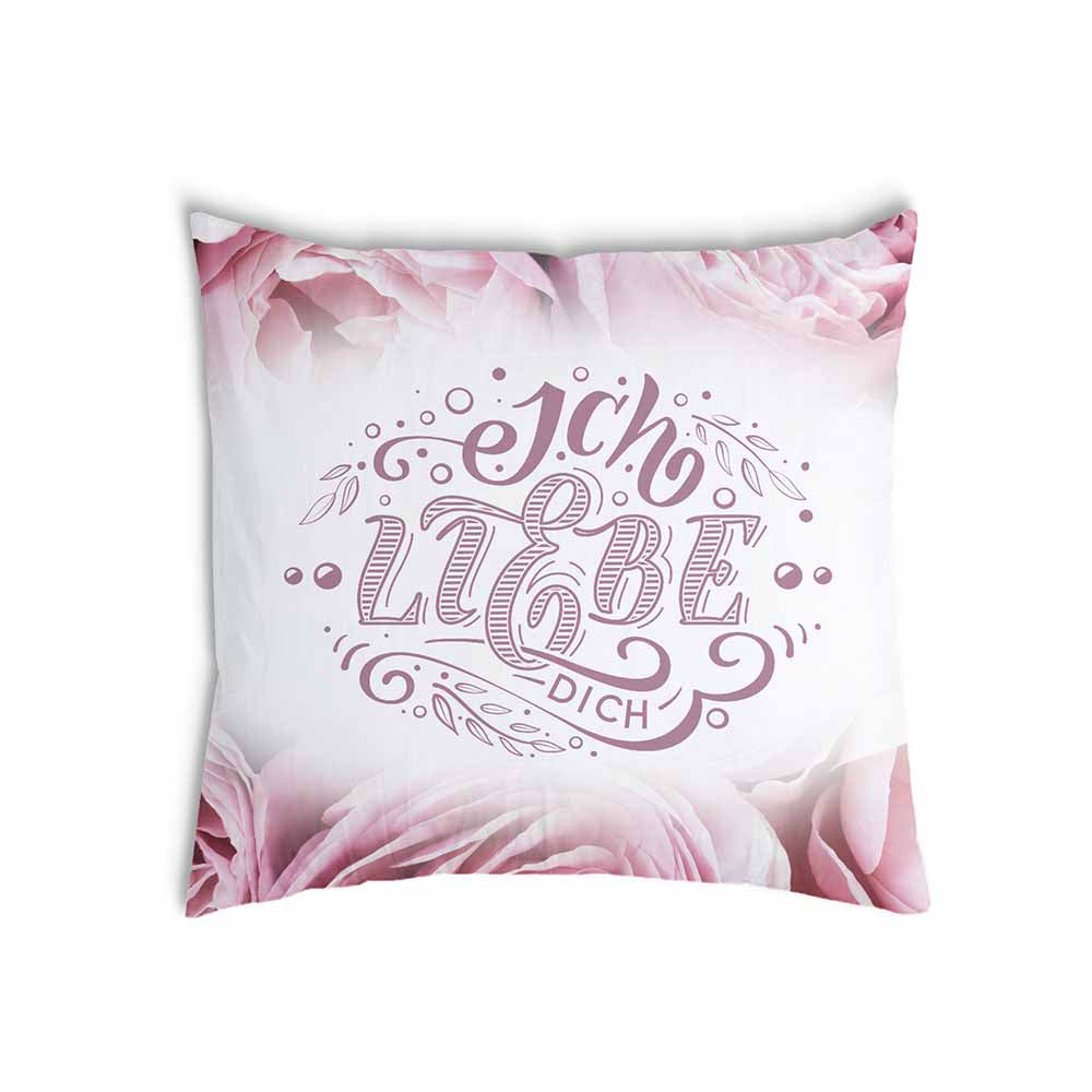 Almohada de salud rosa te amo