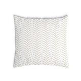 Almohada de salud con forma de V dorada