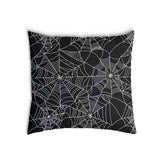 Almohada de salud negra con telaraña
