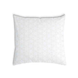 Almohada de salud con dientes de león abstractos