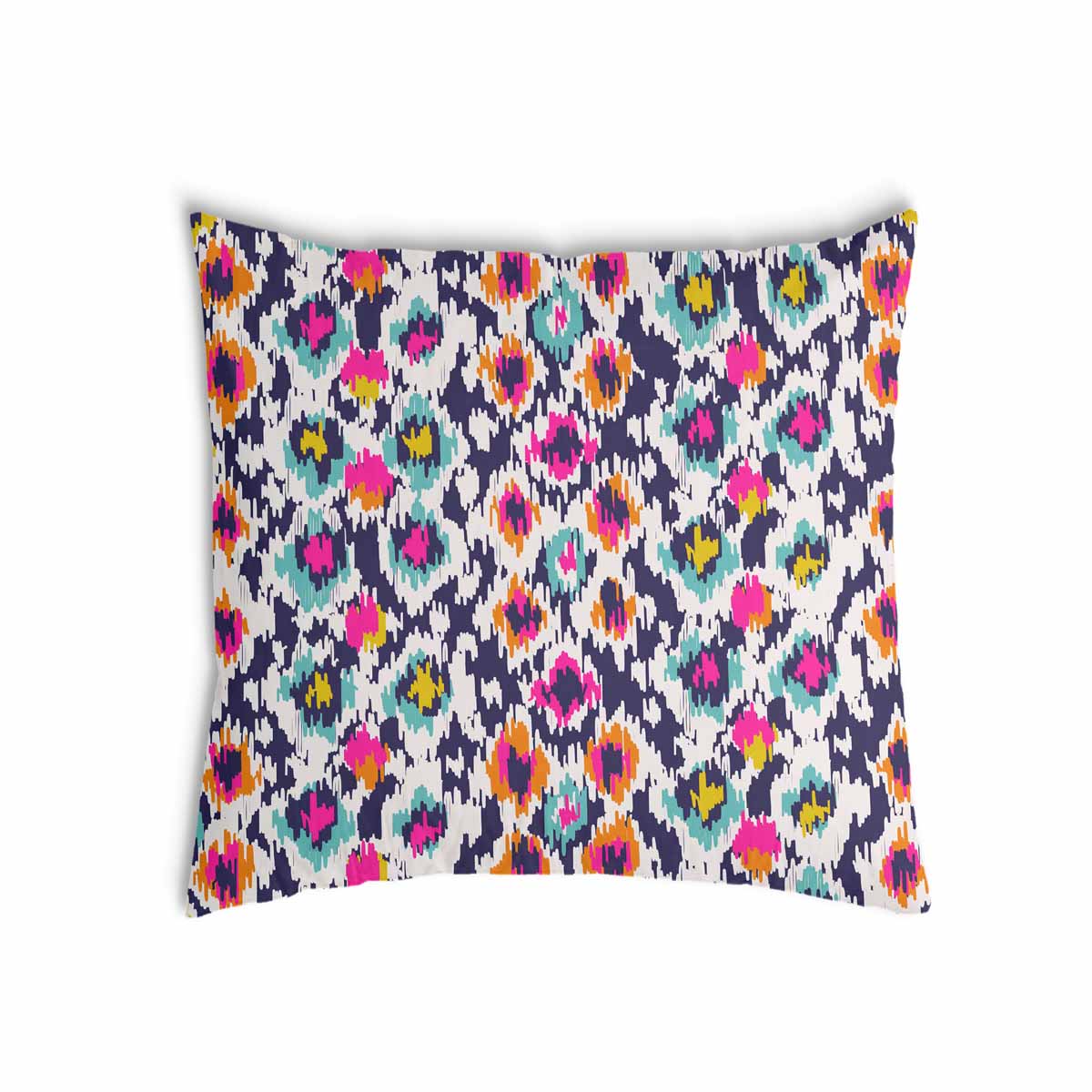 Almohada de salud colorida con estampado de leopardo