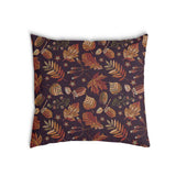 Almohada de salud hojas otoñales marrones