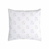 Almohada de salud blanca con gato
