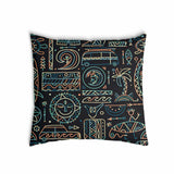 Almohada de salud con patrón hawaiano verde