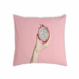 Almohada de salud rosa con fruta del dragón