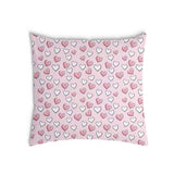 Almohada de salud con dulces corazones