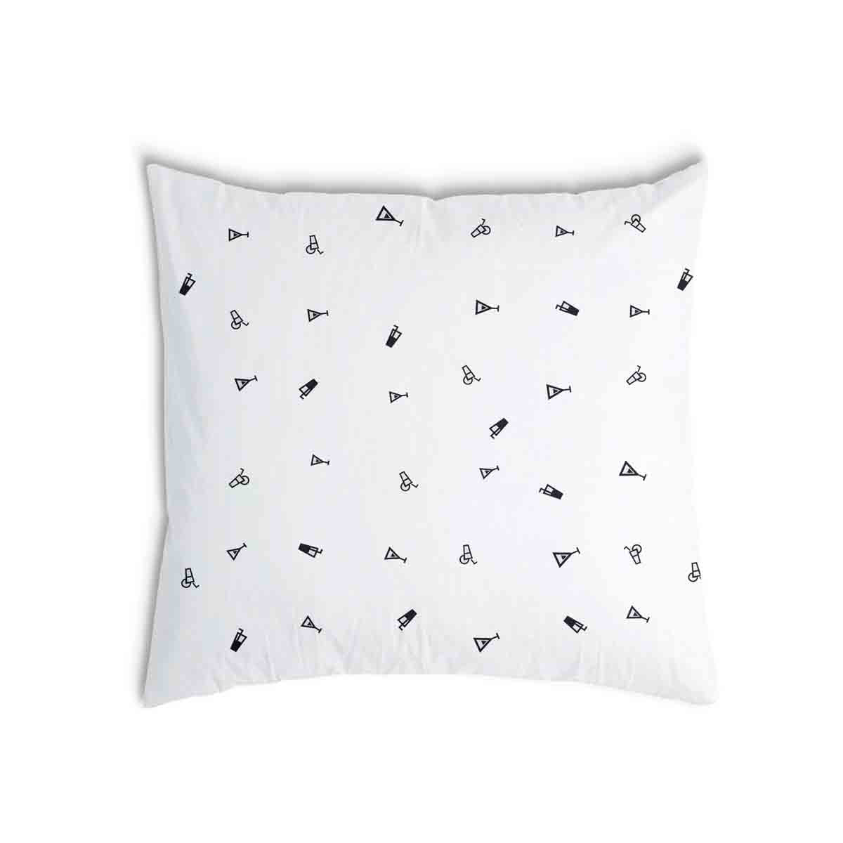 Almohada de salud blanca cócteles