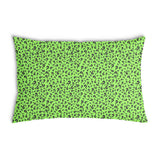 Almohada de salud verde claro con signo de interrogación