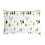 Almohada de salud con árboles amarillos