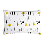 Almohada de salud con árboles amarillos
