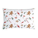 Almohada de salud época navideña blanca