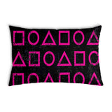 Almohada de salud rosa formas Dalgona