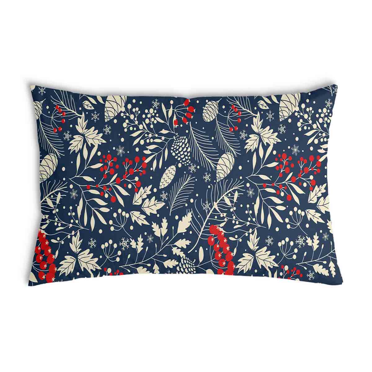 Almohada de salud hojas navideñas