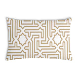 Almohada de salud beige con formas