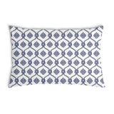 Almohada de salud con patrón azul de marinero