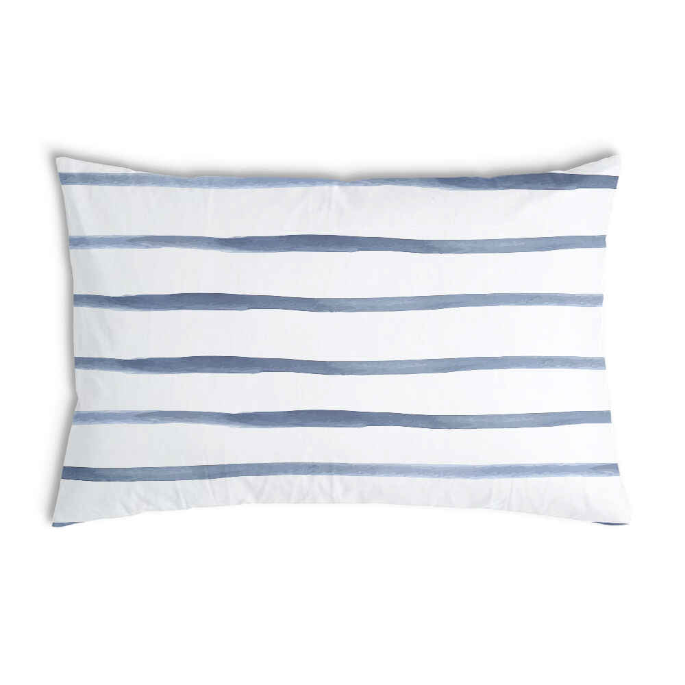 Almohada de salud con rayas transversales azules
