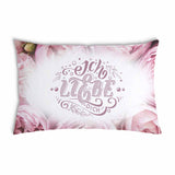 Almohada de salud rosa te amo