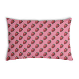 Almohada de salud rosa con fresas