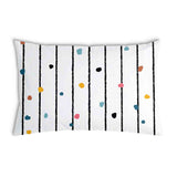 Almohada de salud con puntos de colores
