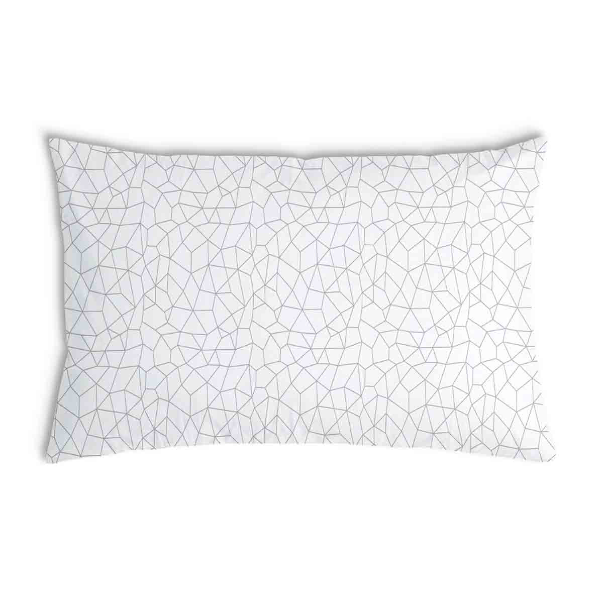 Almohada de salud blanca con mosaico