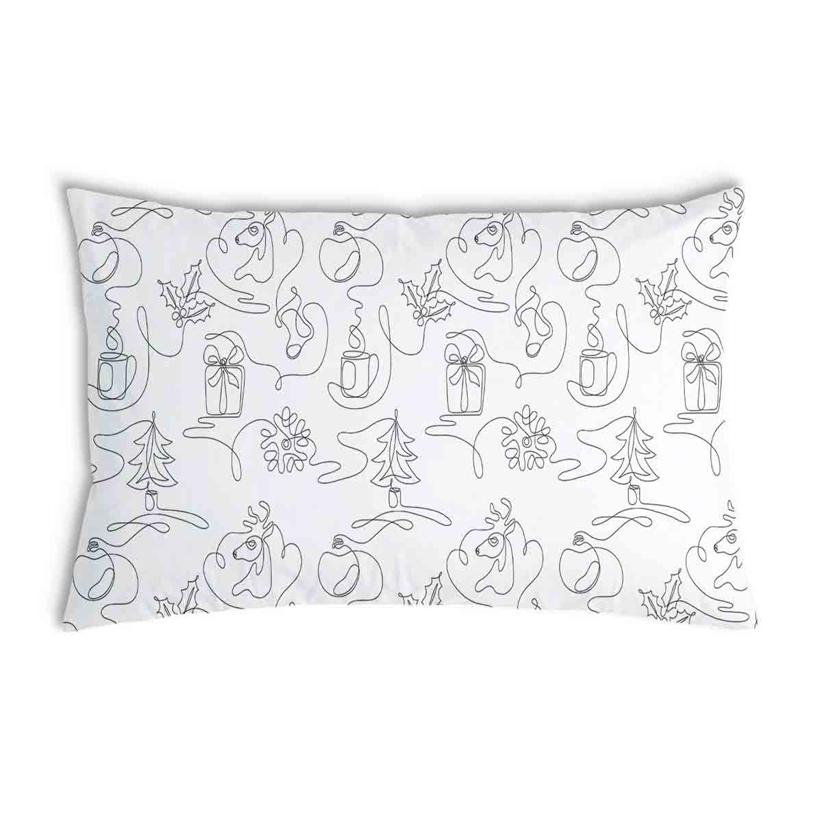 Almohada de salud Navidad abstracta