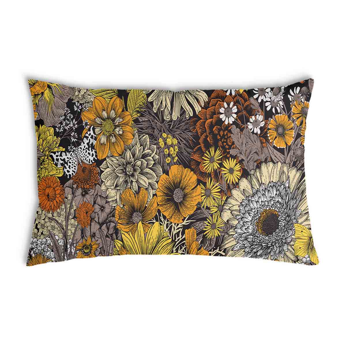 Almohada de salud flores amarillas