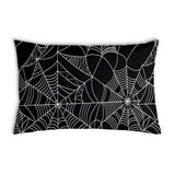 Almohada de salud negra con telaraña