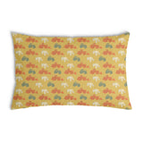 Almohada de salud naranja con tractores