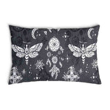 Almohada de salud negra libélula espeluznante