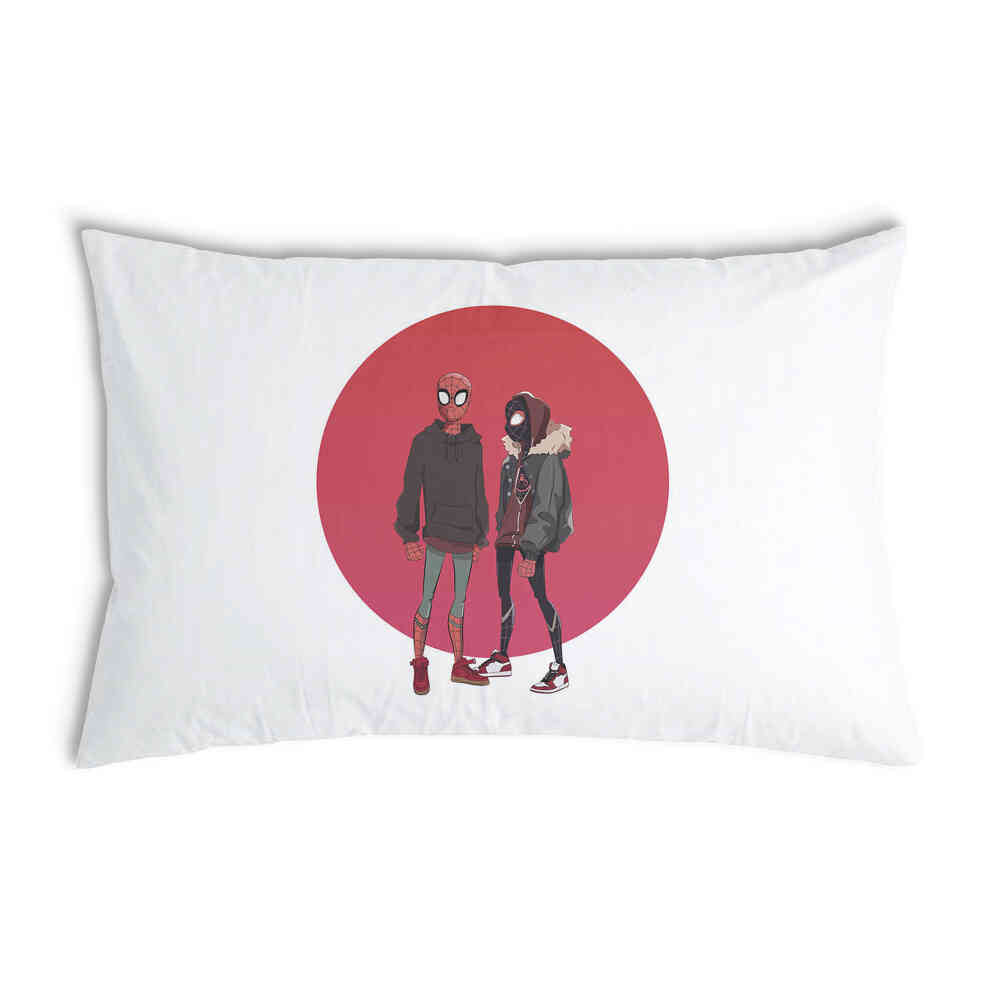 Almohada de salud blanca con Spiderman