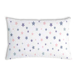 Almohada de salud blanca con estrellas