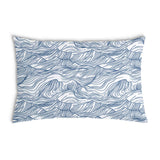 Almohada de salud ondas en azul
