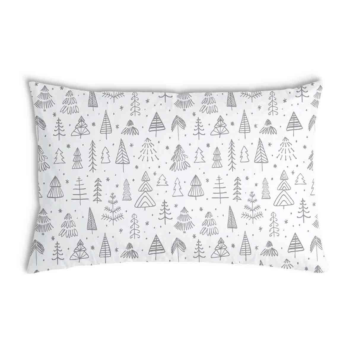 Almohada de salud bosque navideño