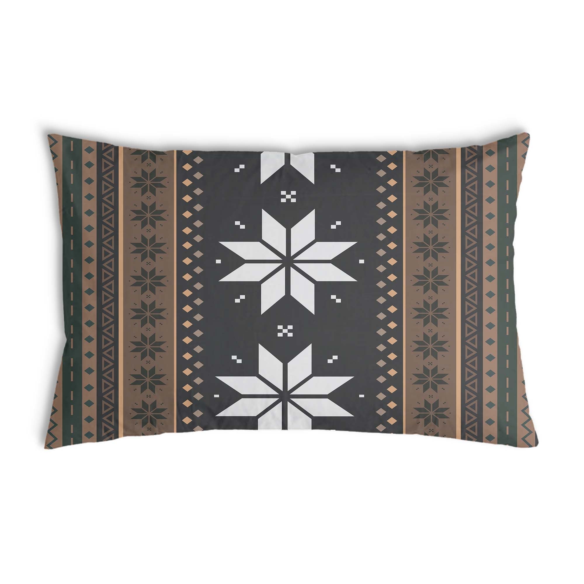 Almohada de salud a rayas con estrellas