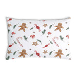 Almohada de salud época navideña blanca