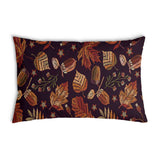 Almohada de salud hojas otoñales marrones
