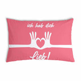 Almohada de salud rosa Te quiero mucho